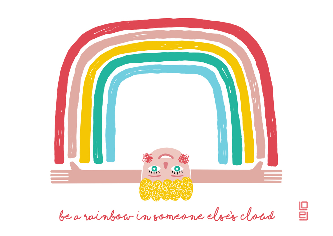 lámina-a4-be-a-rainbow-studio-lalole-betina-shop_alz