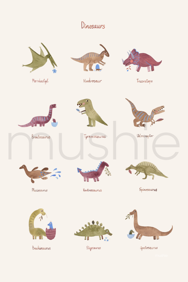 poster-dinosaurs-a3-mushie-betina-shop_alz